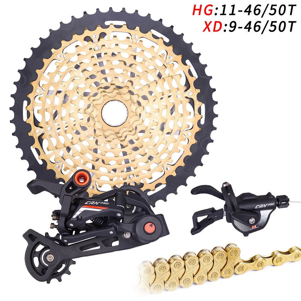 ZTTO Ultimate 1x11 MTB Groupset 9-50T 9-46T XD Cassette 11 Speed Rear Derailleur Clutch ULT Set Bicycle 11s Shifter Kit 11speed
