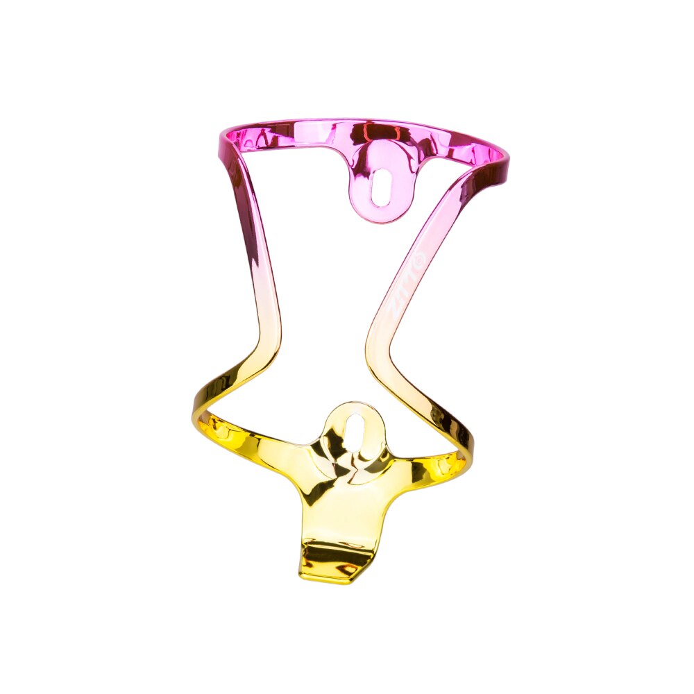ZTTO Color gradient Bicycle Aluminum Bottle Cage MTB road Gravel bike water bottle holder plating colorful Metal lightweight