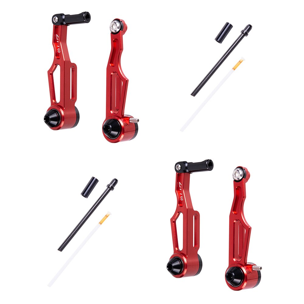 ZTTO Ultralight Folding Bike V-Brake Caliper CNC V Brake Lever Kid Bicycle Rim Brakes Lightweight Set Adjustable