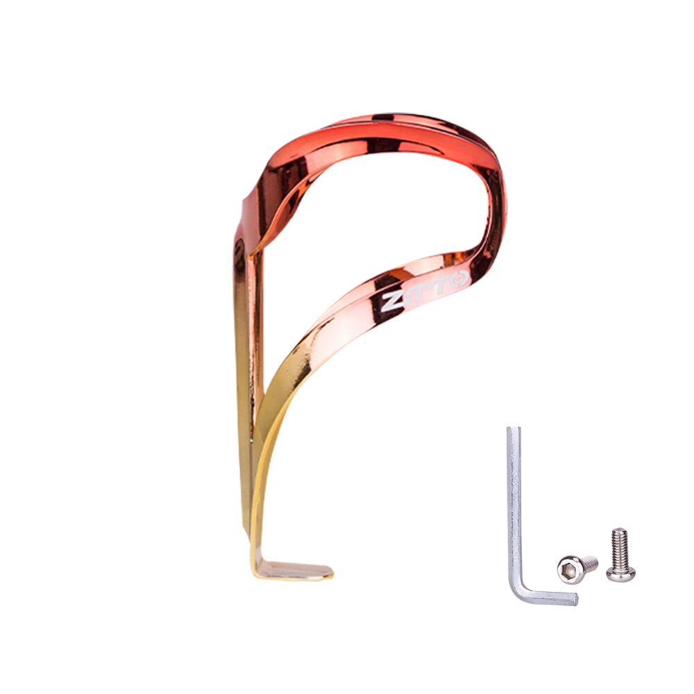 ZTTO Color gradient Bicycle Aluminum Bottle Cage MTB road Gravel bike water bottle holder plating colorful Metal lightweight