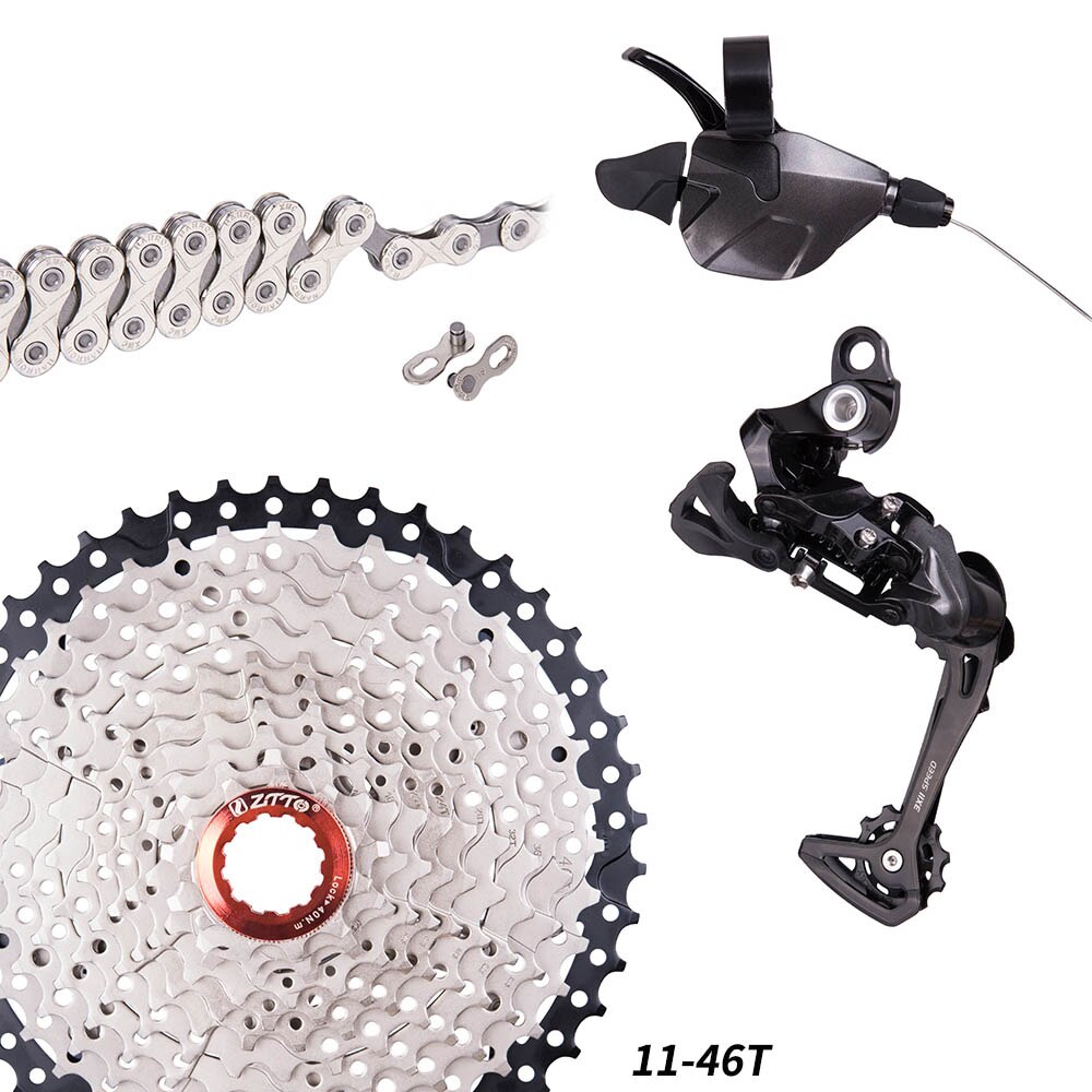 ZTTO 1x11 Groupset 11 Speed Shifter Rear Derailleur Group Se For Mountain Bike MTB 11speed 1 x 11 kit 46T 42T 40T 11s Cassette