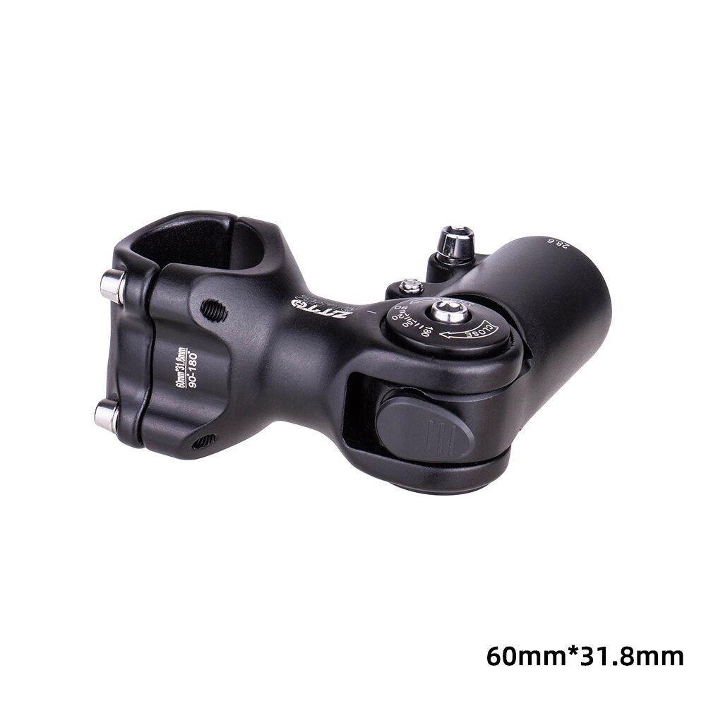 ZTTO Bicycle Part 160 Degrees Adjustable Riser Compatible With MTB Road City Bike Stem Fork Extension 90mm 110mm*31.8