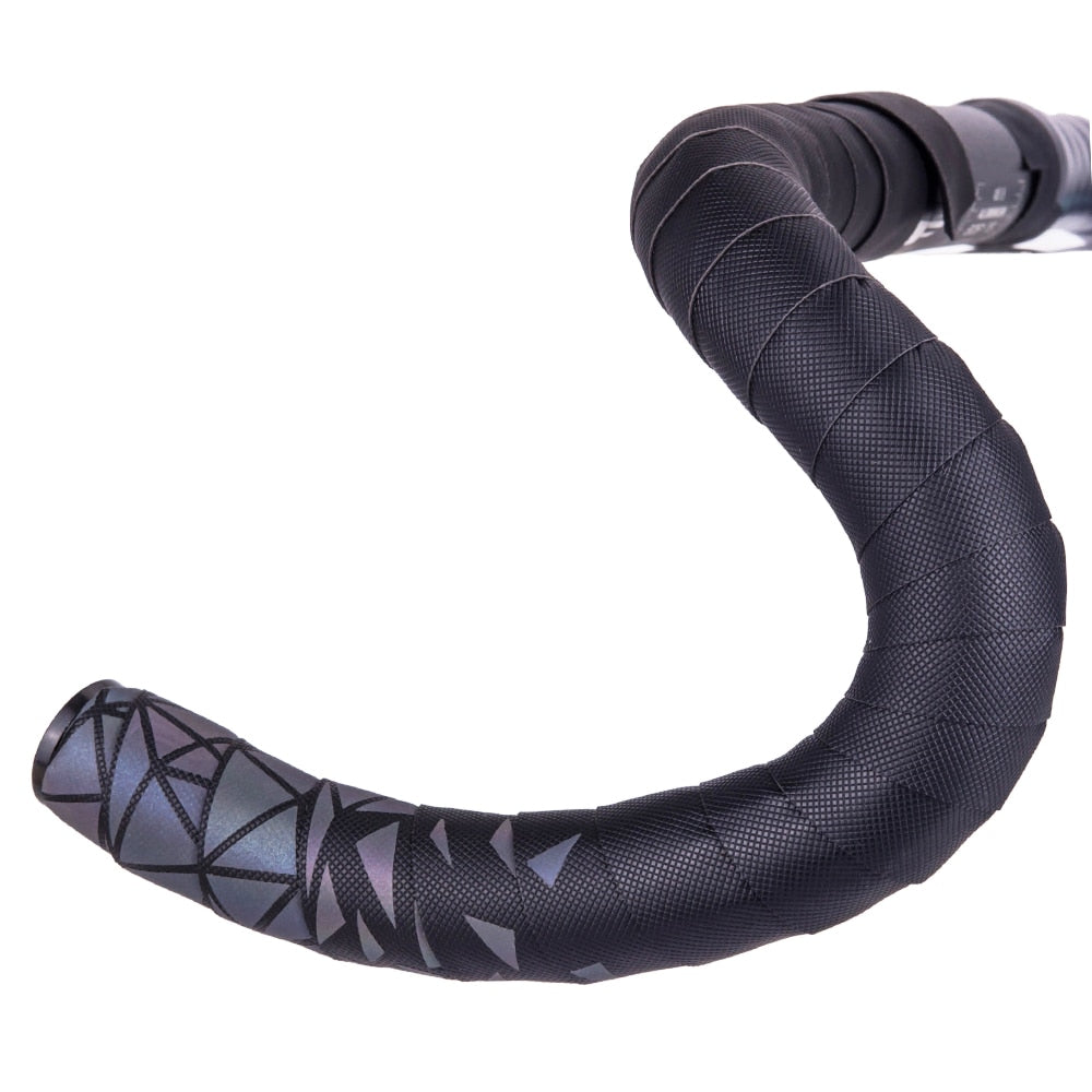 ZTTO Gravel Bike Reflective Bar Tape Road bike colorful Gradient color Non-slip Handlebar tapes Bicycle EVA Tape Bartape BD6