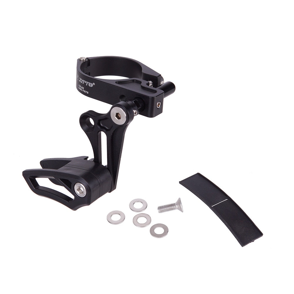 ZTTO Bicycle Chain Guide CG02 31.8 34.9 Clamp Mount Anti Chain Drop Direct E-Type Adjustable For MTB Mountain Gravel Bike 1X