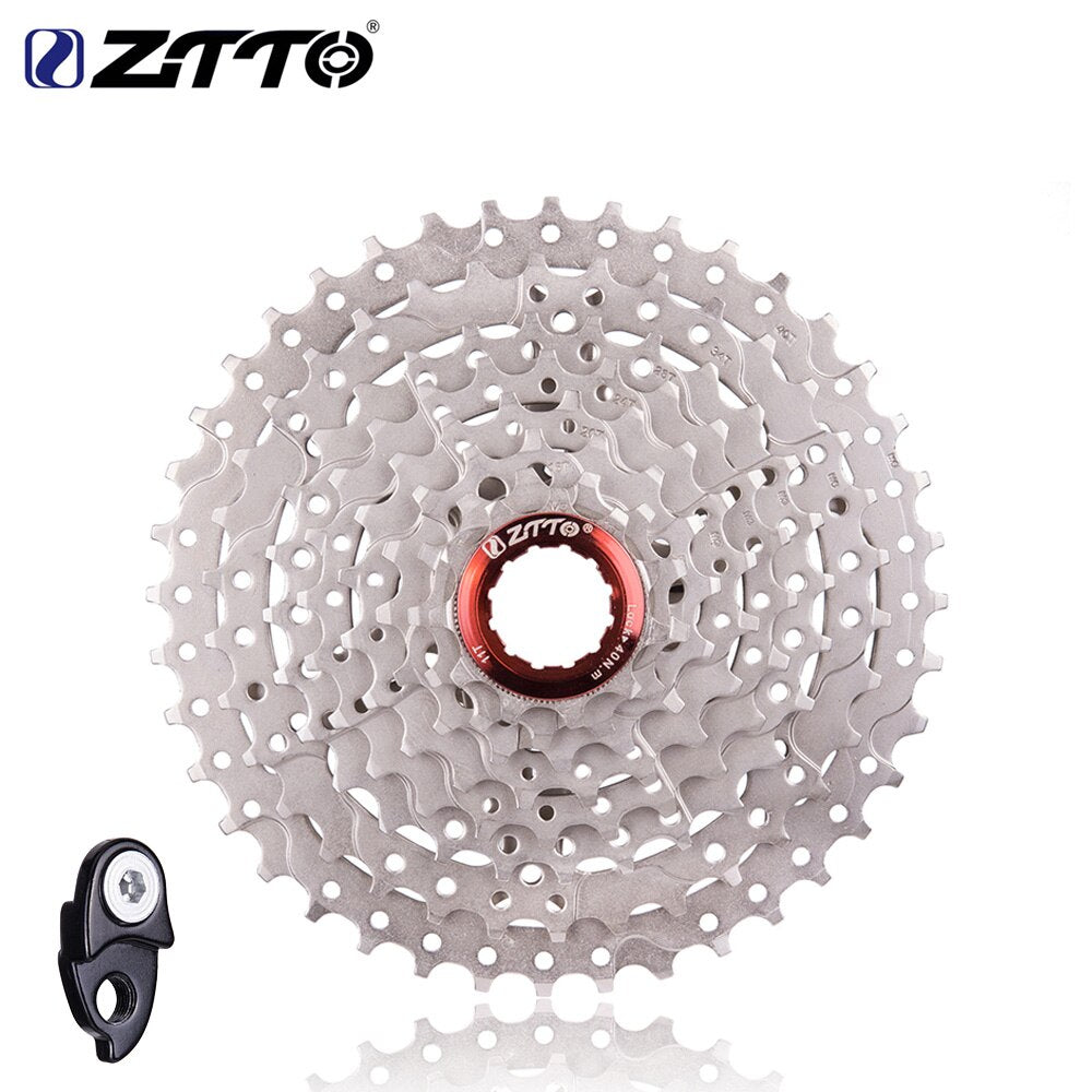 ZTTO MTB 8s 11-40T Cassette Bicycle 1x8 Speed Freewheel Durable Steel Gear K7 for M410 TX800 Mountain Bike Sprocket HG tpye