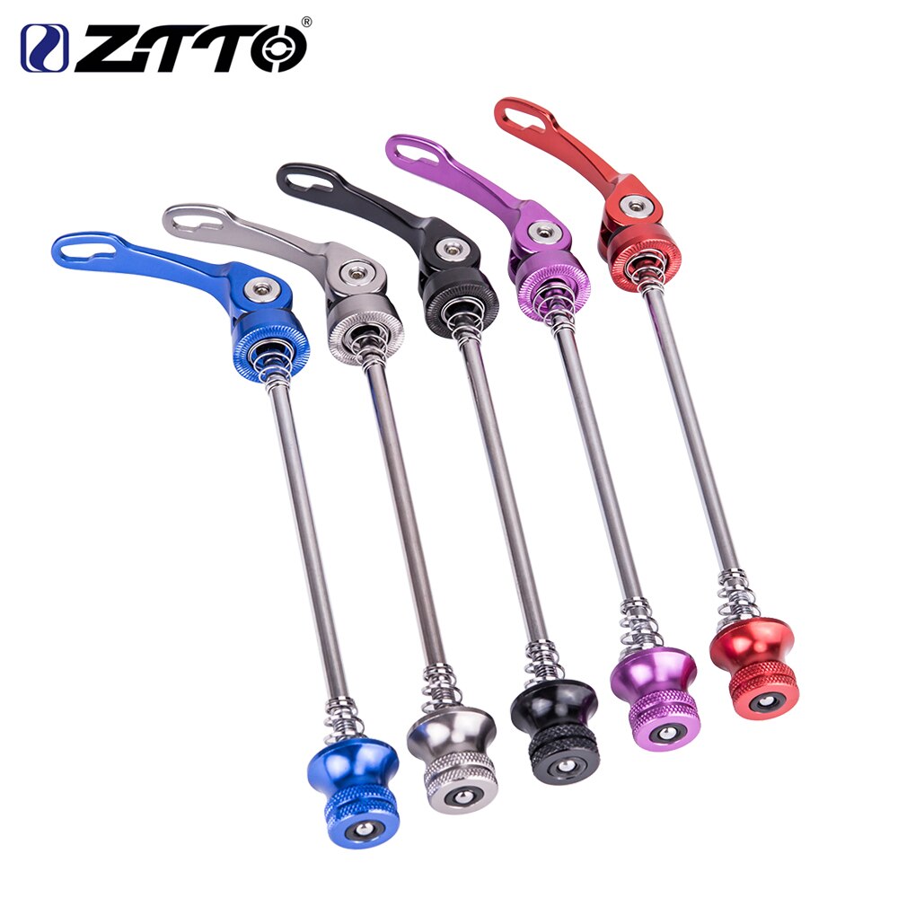 ZTTO MTB Bicycle Quick Release QR Skewers Hub Axle Wheels Locking Lever Bike Parts Aluminum alloy Front 9x100 Rear 10x135mm