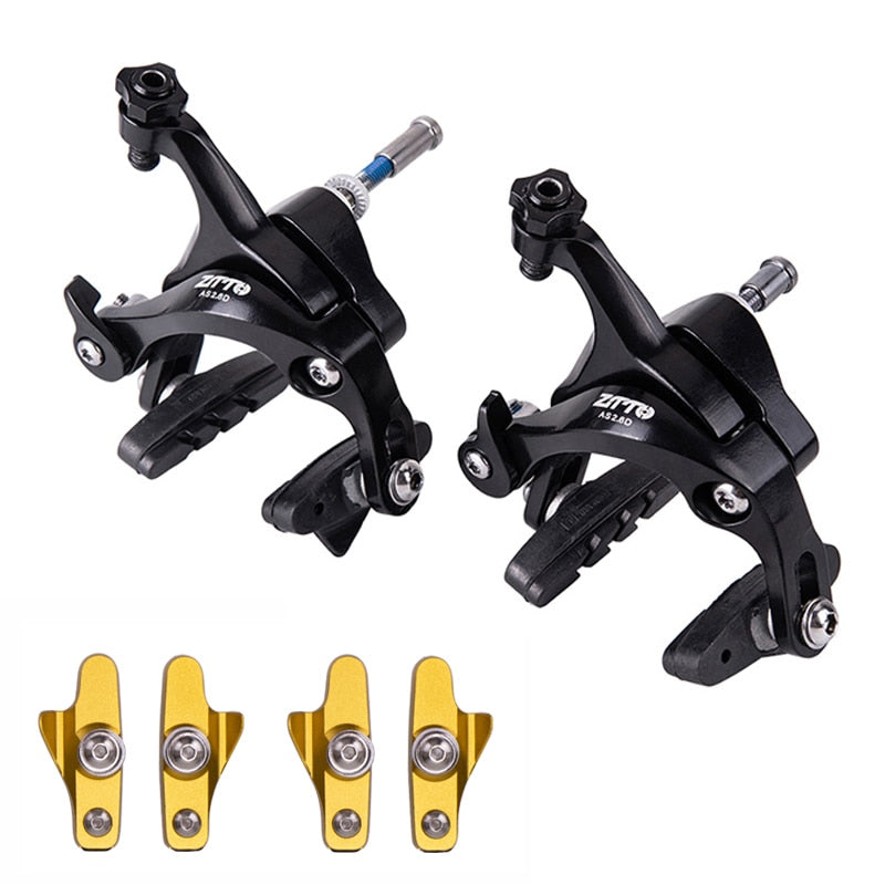 ZTTO Road Bike Brake Dual Pivot Caliper Folding Bicycle Side Pull Rim Brake Center Mount Front Rear vs 105 R7000