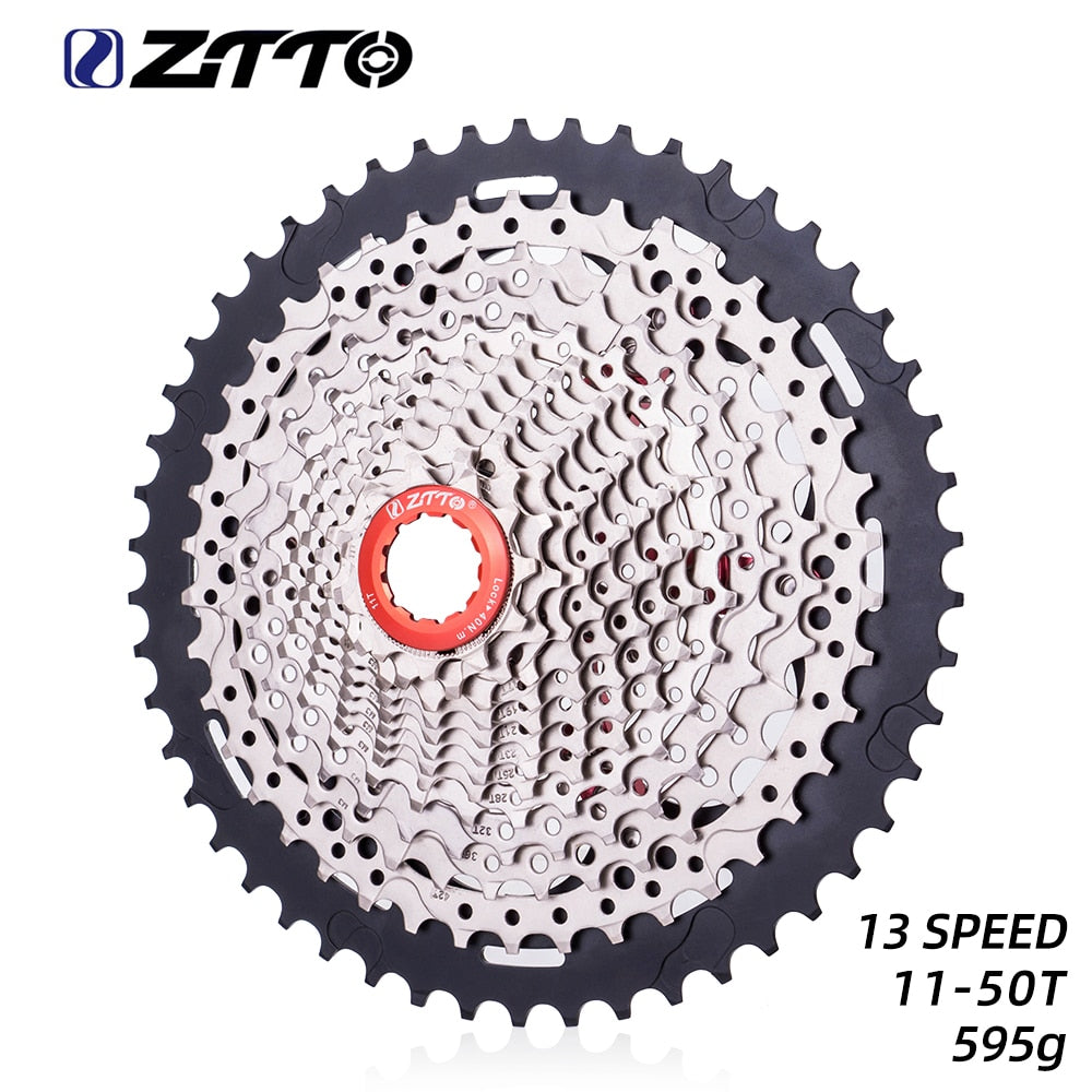 ZTTO MTB 13 speed 11-50T Cassette 13Speed Sprocket Durable Steel 595g Mountain Bike 50T HG standard 13v