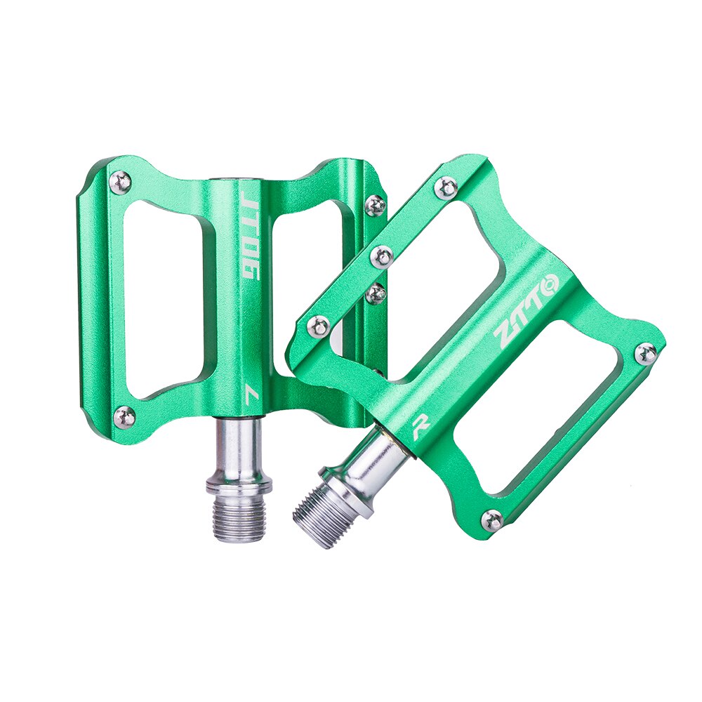ZTTO Road Bike Ultralight Flat Pedal Aluminum Alloy Bicycle Bearings Anti-Slip Folding Pedals Cycling JT06