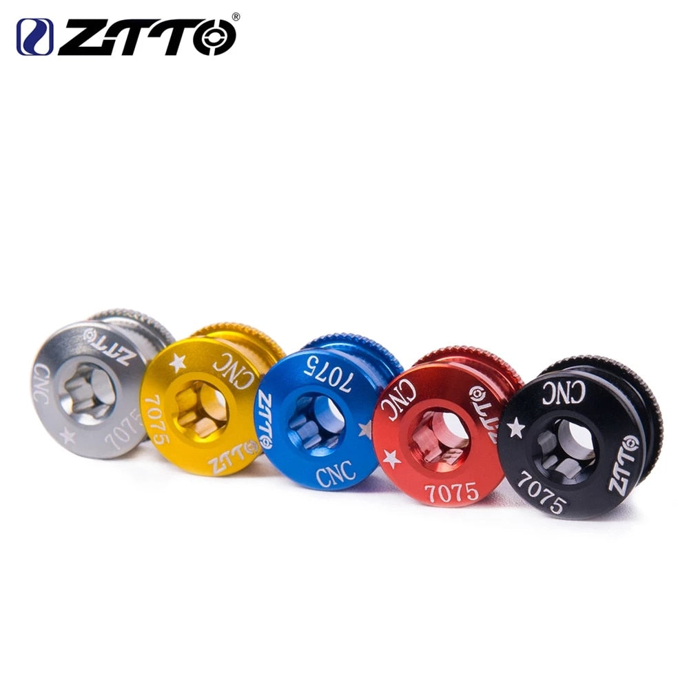 ZTTO Bicycle Parts MTB Road Bike Bicycle Chainwheel Bolts CNC Chainring Screws For Parts Crankset 5Pcs