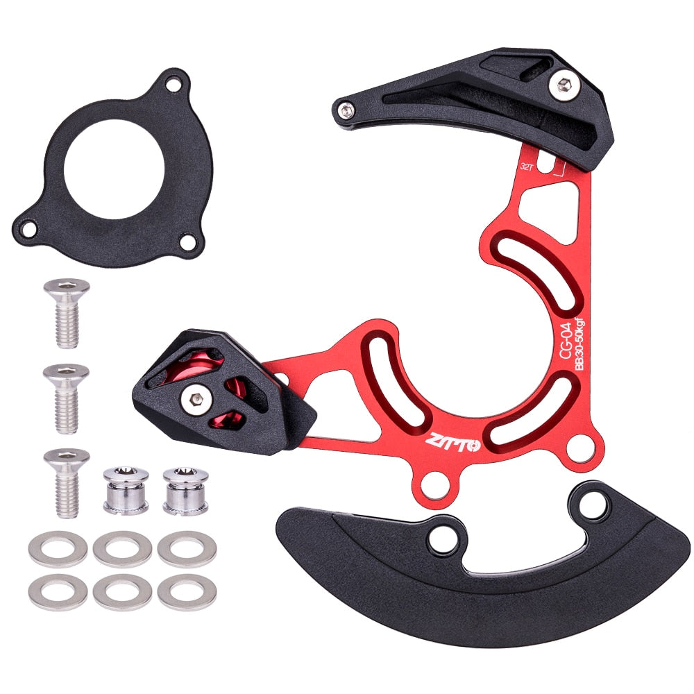 ZTTO MTB ISCG05 Chain Guide BB Mount 1x Mountain Bike Pulley Chains Stabilizer DH 32-38T Chainring Protector Plate Bicycle CG04