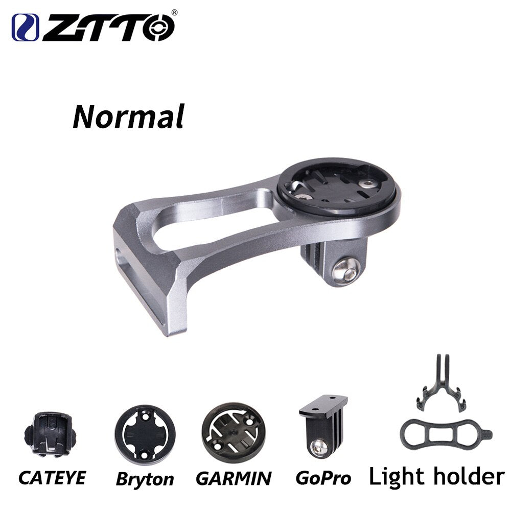 ZTTO Bicycle Parts MTB Road Bike Bicycle Computer Mount Holder Handlebar Stem Mount For GARMIN For CATEYE For GoPro Used