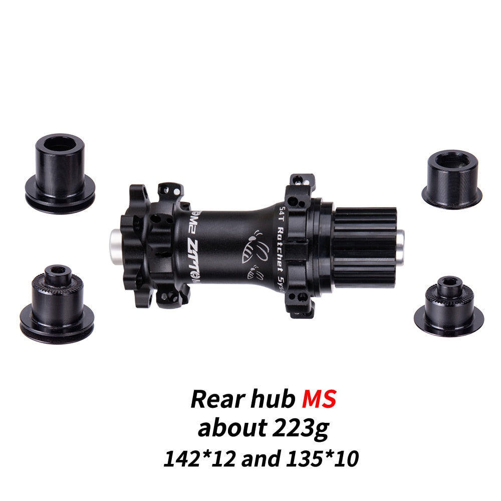 ZTTO M2 MTB Straightpull Hub Ultralight 28 Hole 54T Ratchet HG XD MS Core fit 12 speed Thru Axle QR 28h Bicycle Hub