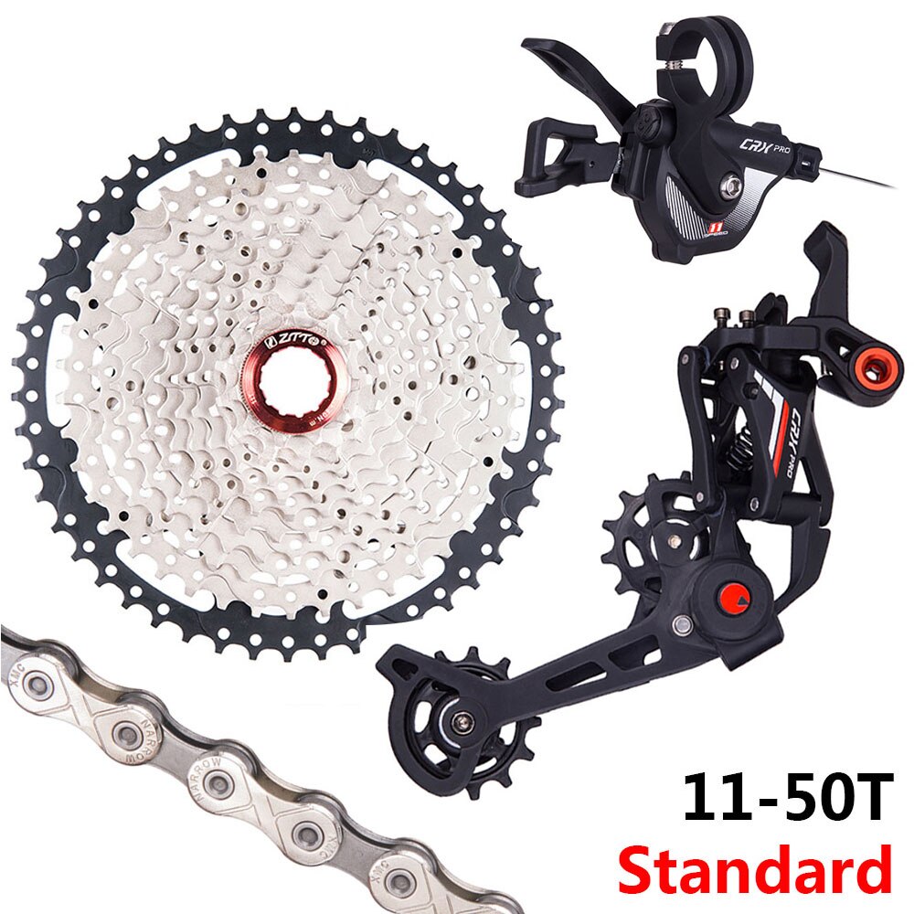 ZTTO MTB 11 Speed HG 11-52T Bicycle Group Set Cassette Chain CRX PRO Shifter Cluth Rear Derailleur Mountain Bike Sprocket Kit