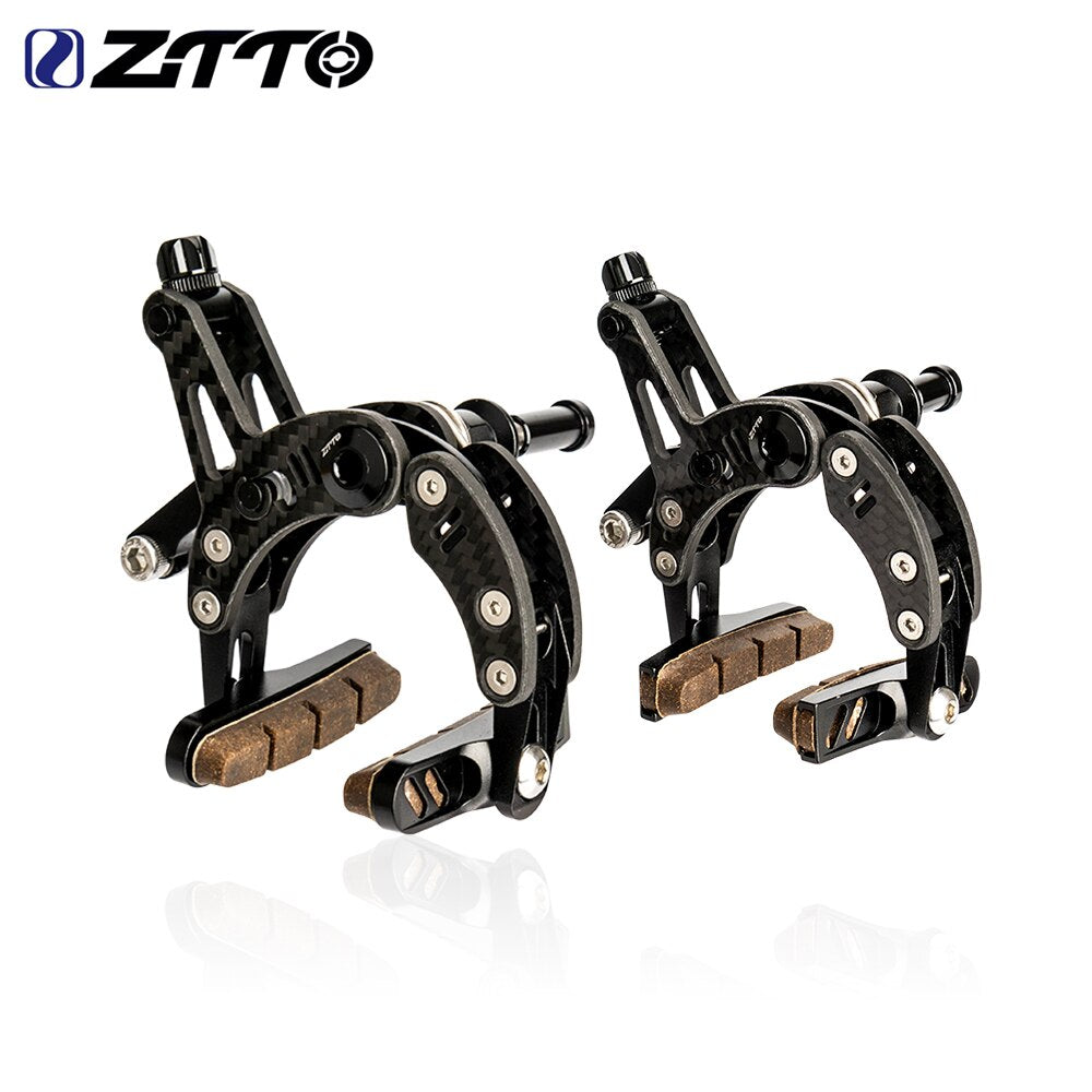 ZTTO C1 Road Bike 158gram Carbon Brake Dual Pivot Caliper Ultimate Lightweight Side Pull Rim Brake C Clipper EE