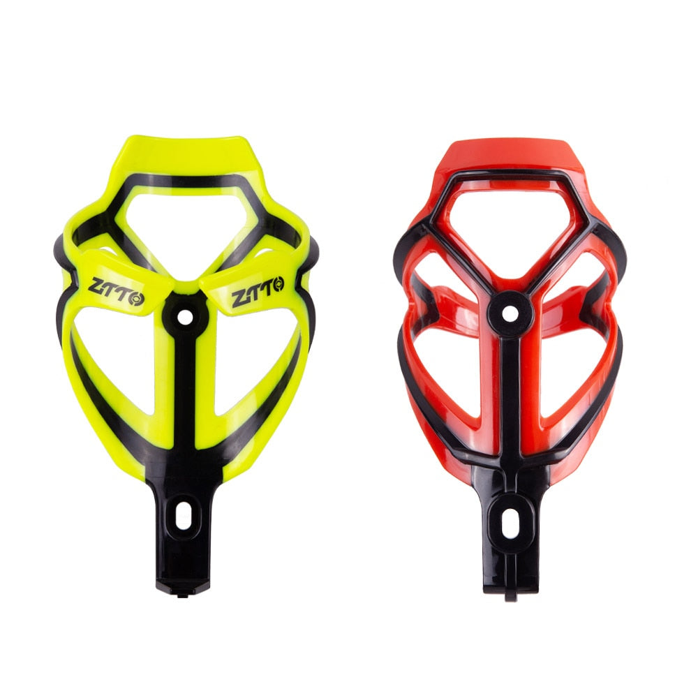 ZTTO MTB road bike Bottle Cage Water Bottle Holder Socket Two-tone Ultralight Plastic Gray Pink Bicycle Part