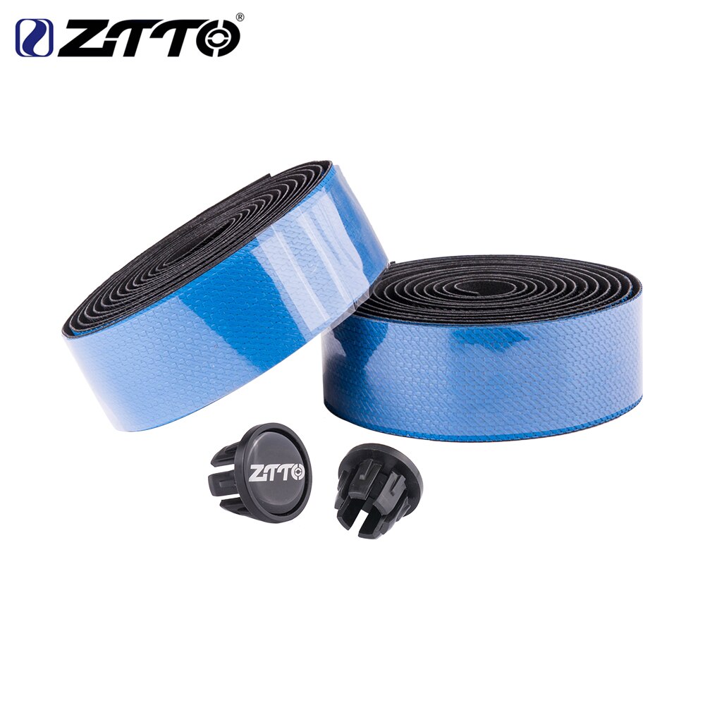 ZTTO Road Bike Bar Tape Colorful Gradient Color Gold Green Teal Handlebar Tapes EVA PU Tape Durable Shock-Proof Bartape BD3