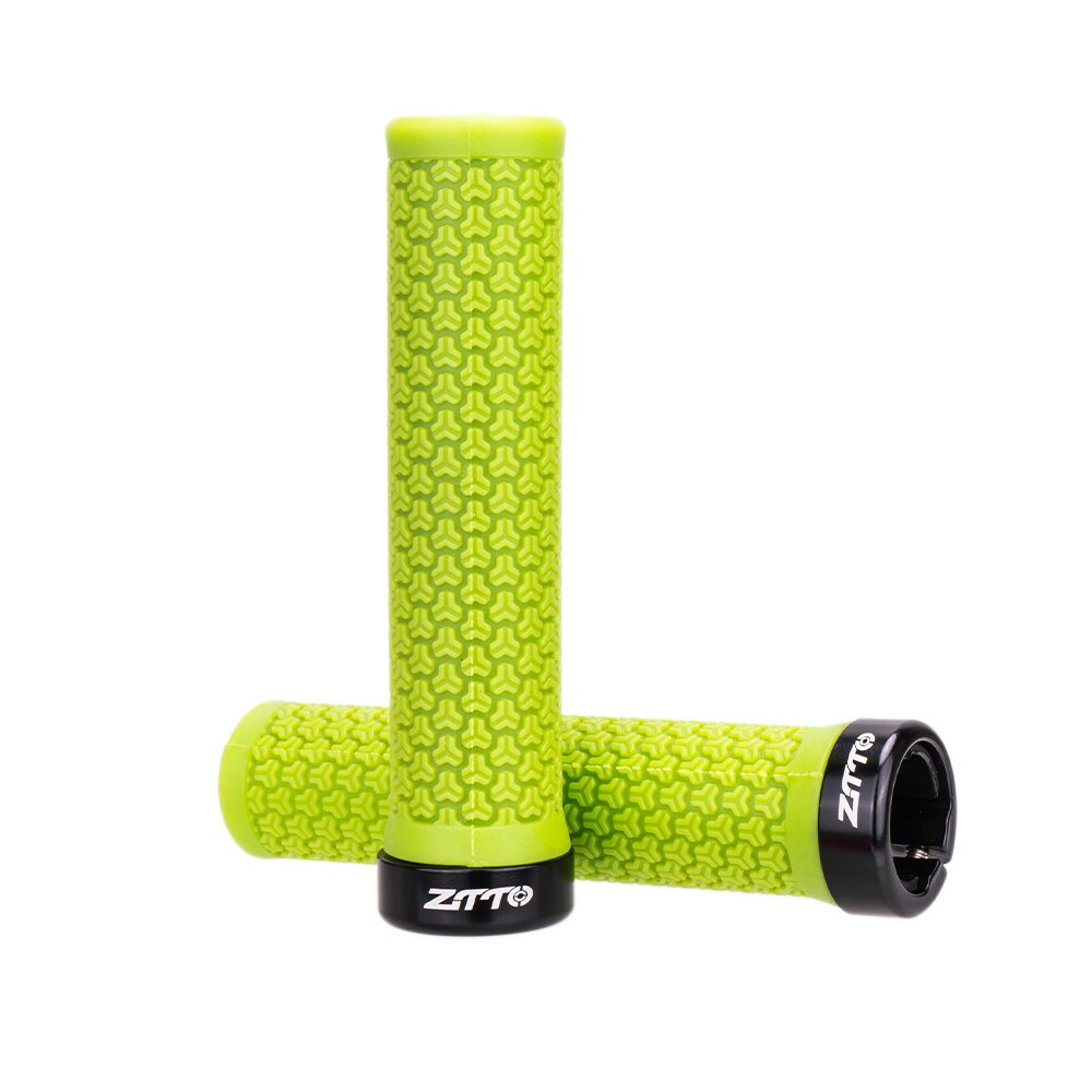 ZTTO MTB Grips Mountain Bike Lockable Aluminum Clamp Grip Lock On Anti-Slip Rubber Bicycle Shock-Proof Handle AG13