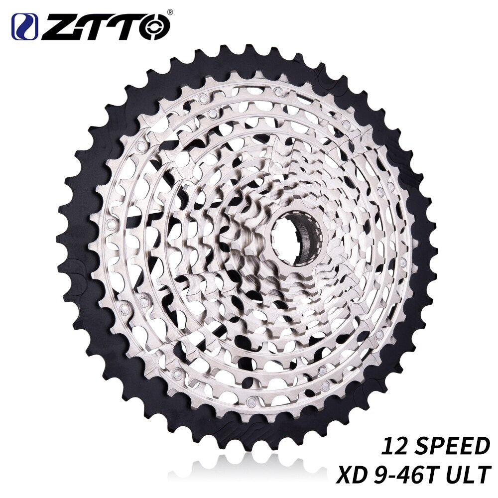 ZTTO ULT 12 Speed 9-46T Cassette MTB XD Cassette Ultralight 363g Steel Durable Ultimate 12s Sprocket 9-46 k7 9 to 46