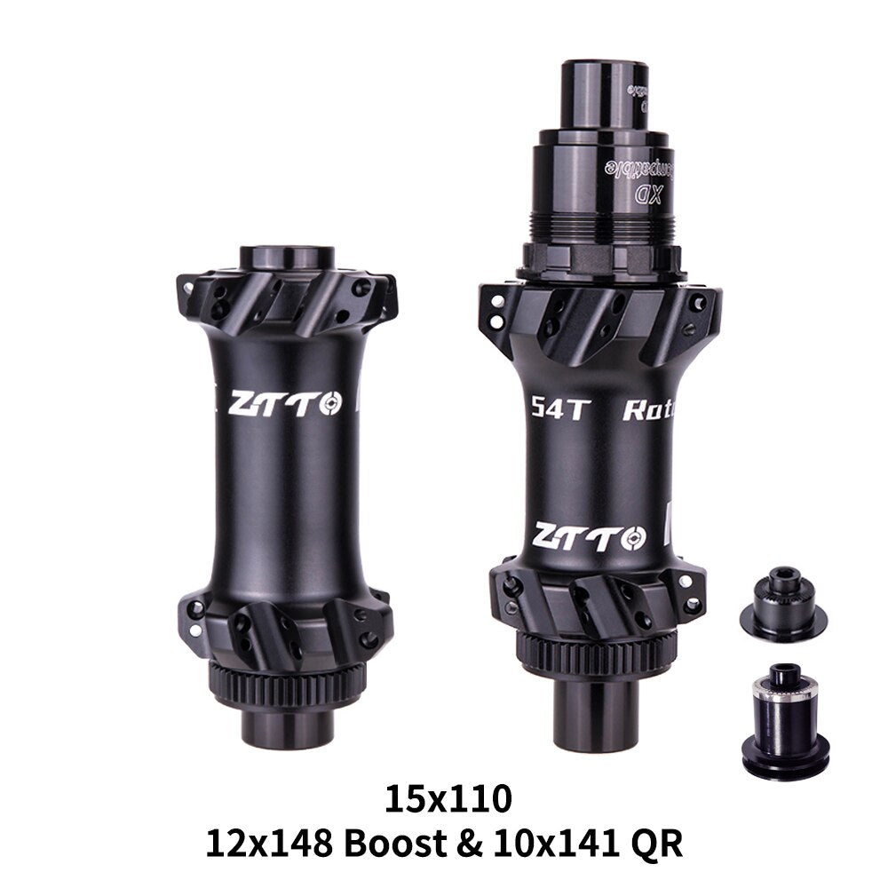 ZTTO M1 148 BOOST Hub Ratchet 28 Hole 54T HG XD MS Body 110x15 148x12 Thru Axle 28h Center Rotor lock Disc Brake Hub