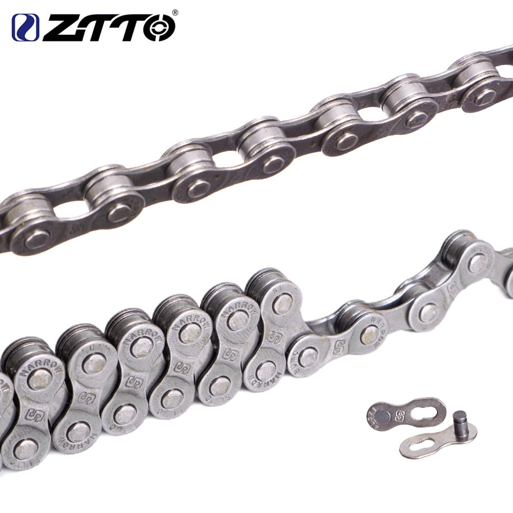 ZTTO 6 7 8 Speed Chain Mountain Bike Road Bicycle Parts High Quality Durable Chains missing link for parts K7 System MTB