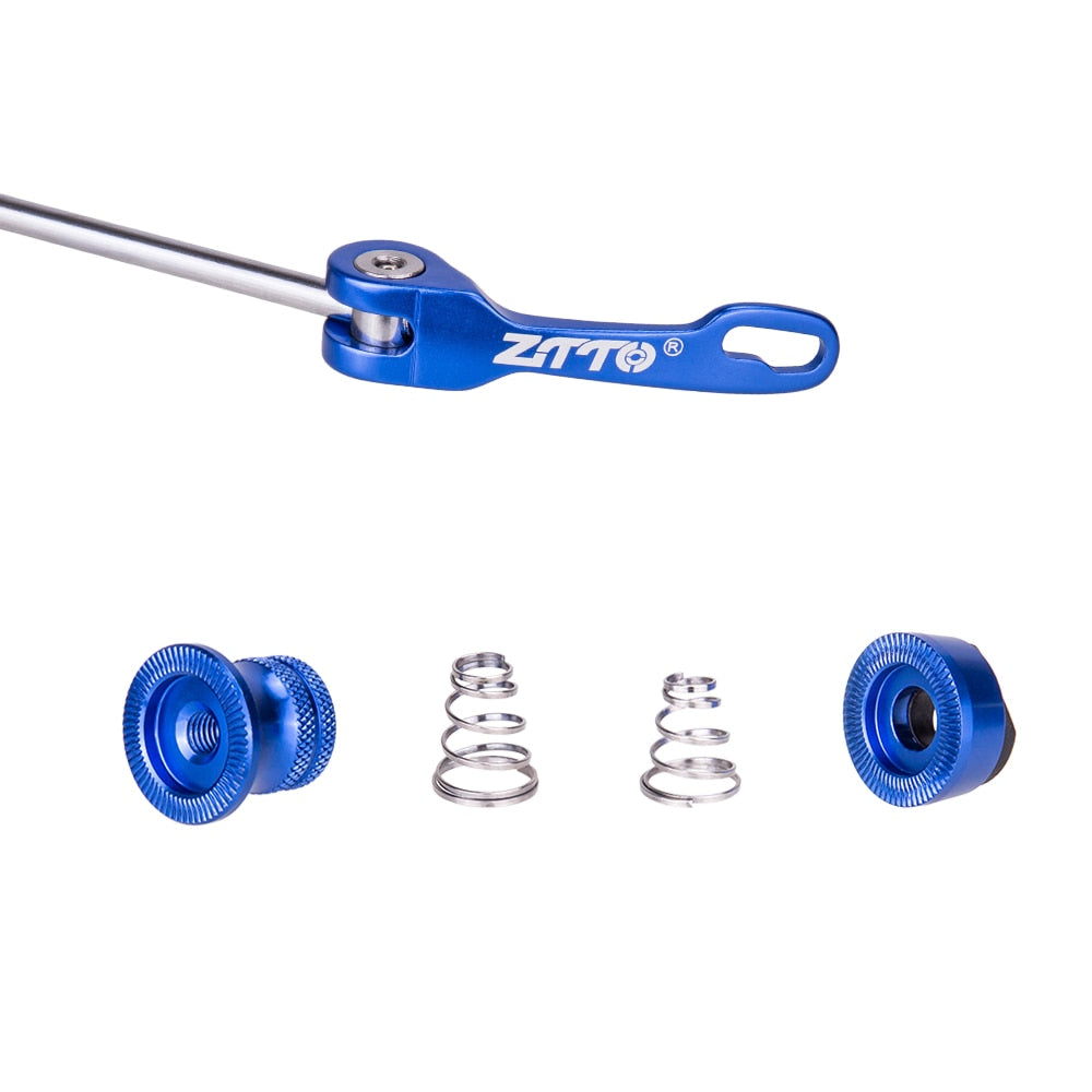 ZTTO MTB Bicycle Quick Release QR Skewers Hub Axle Wheels Locking Lever Bike Parts Aluminum alloy Front 9x100 Rear 10x135mm