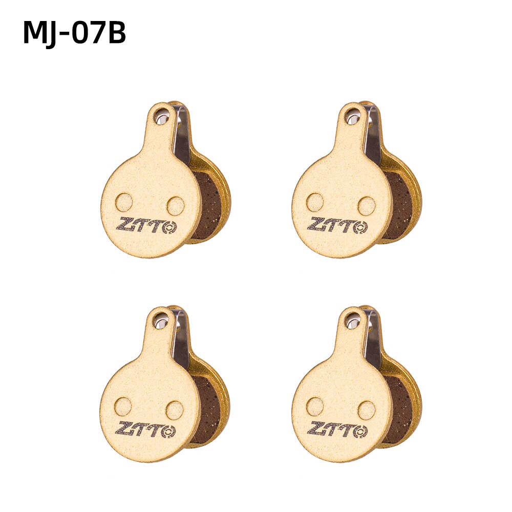 ZTTO 4Pairs MTB Road Bike Full Metal Disc Brake Pads MT200 M8100 Flat Mount R8070 R7070 R8020 G03TI G04TI Level Guide Code Cx1