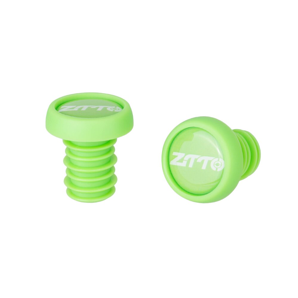 ZTTO Bicycle Silica Gel Colorful handlebar ends MTB Grips cap cover Impact protected bar Plugs
