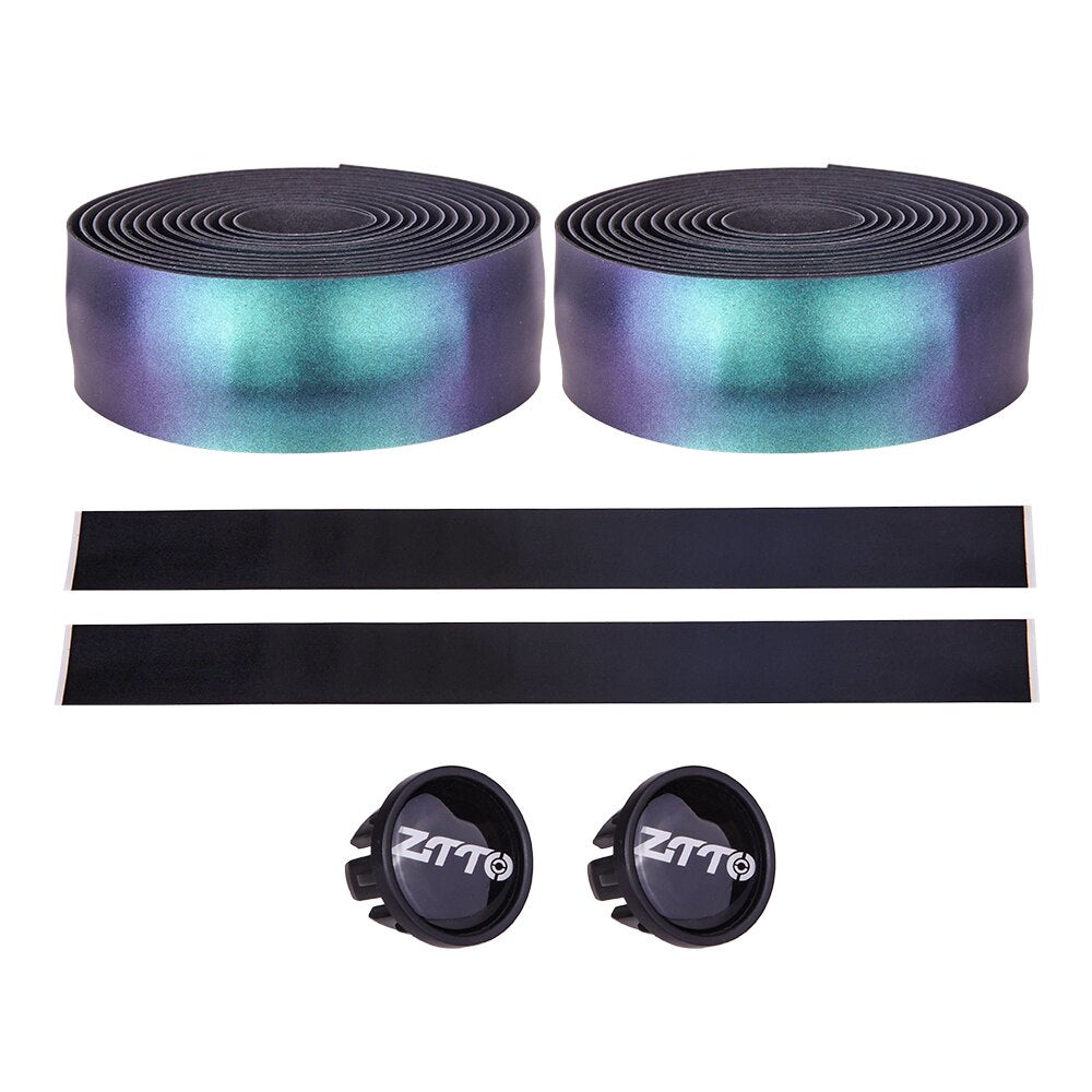 ZTTO Road Bike Bar Tape sharp color purple Handlebar tapes Reflective bar Tape shine dazzle color fit for Venge Tarmac