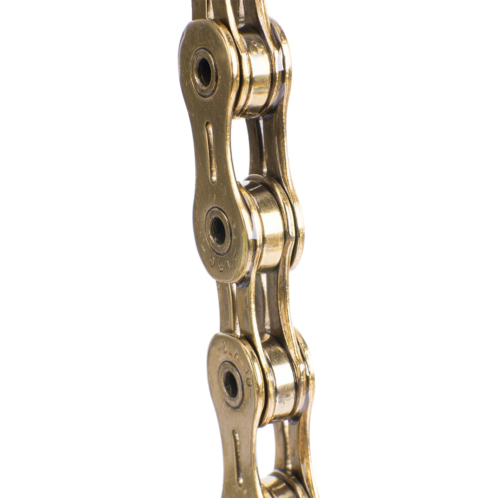 ZTTO MTB 10 Speed Gold Coating Chain Bicycle Road Bike Mountain 10S Golden Link Compatible With Any 10speed Groupset 10v 116L