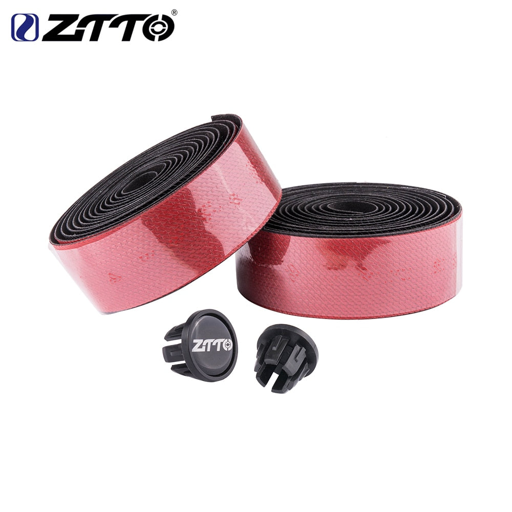ZTTO Road Bike Bar Tape Colorful Gradient Color Gold Green Teal Handlebar Tapes EVA PU Tape Durable Shock-Proof Bartape BD3