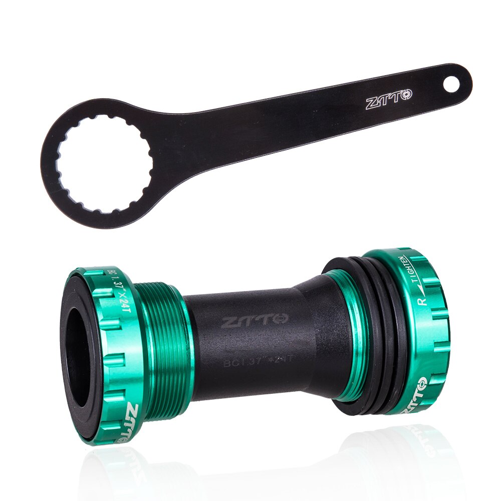 ZTTO BB91 Bicycle Bottom Bracket Sealed Bearing Thread Type 68 73 BSA68 Shell 24mm Spline Axis Wrench MTB Road Bike Waterproof