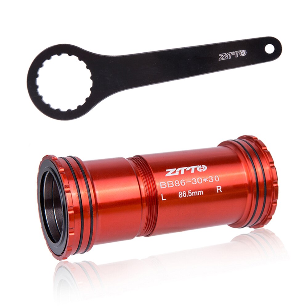 ZTTO BB86 BB92 30mm Press Fit Bottom Brackets 4 Bearings for Road Bike Mountain Frame 92mm 86mm Shell Use 30 Crankset Chainset