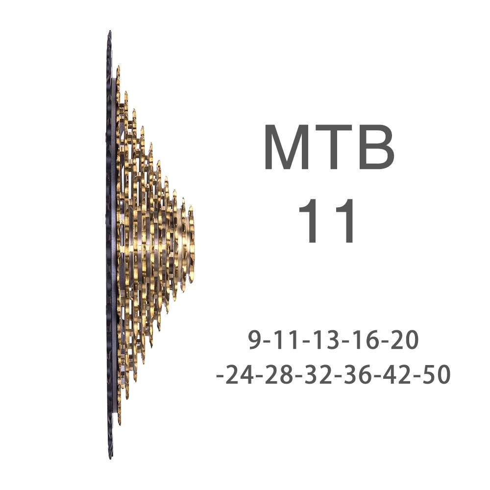 ZTTO MTB Golden 11 Speed XD Cassette Ultimate 9-50 Cassette Gold 380g ZTTO ULT Freewheel Ultralight 11s sprocket k7