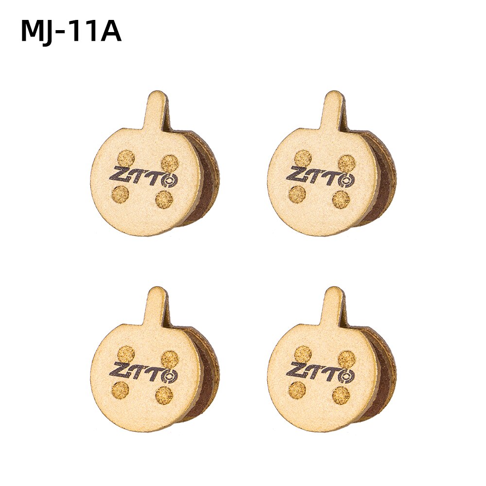 ZTTO 4Pairs MTB Road Bike Full Metal Disc Brake Pads MT200 M8100 Flat Mount R8070 R7070 R8020 G03TI G04TI Level Guide Code Cx1