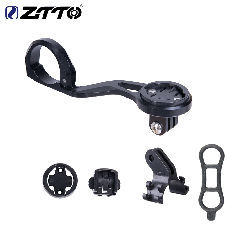 ZTTO Bicycle Out Front Aluminum Computer Holder GPS Mount FlashLight stander Sturdy Cameras Rack for Road Bike 25.4 31.8mm