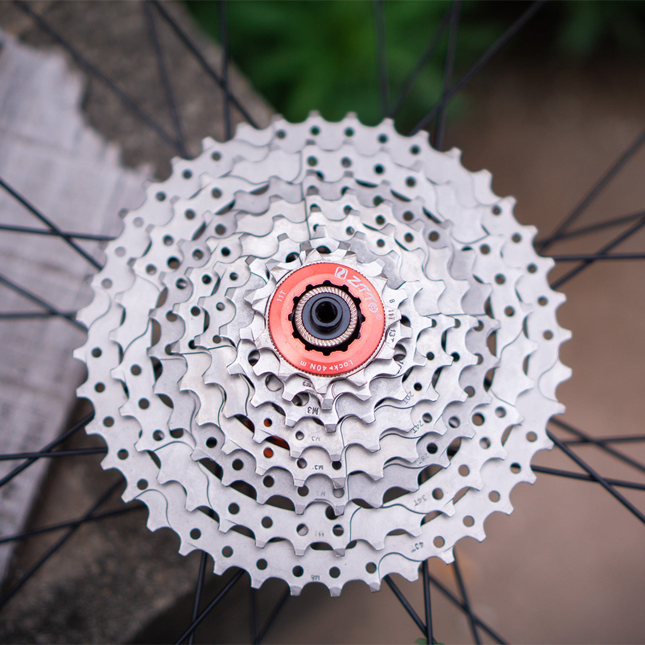 ZTTO MTB 8s 11-40T Cassette Bicycle 1x8 Speed Freewheel Durable Steel Gear K7 for M410 TX800 Mountain Bike Sprocket HG tpye