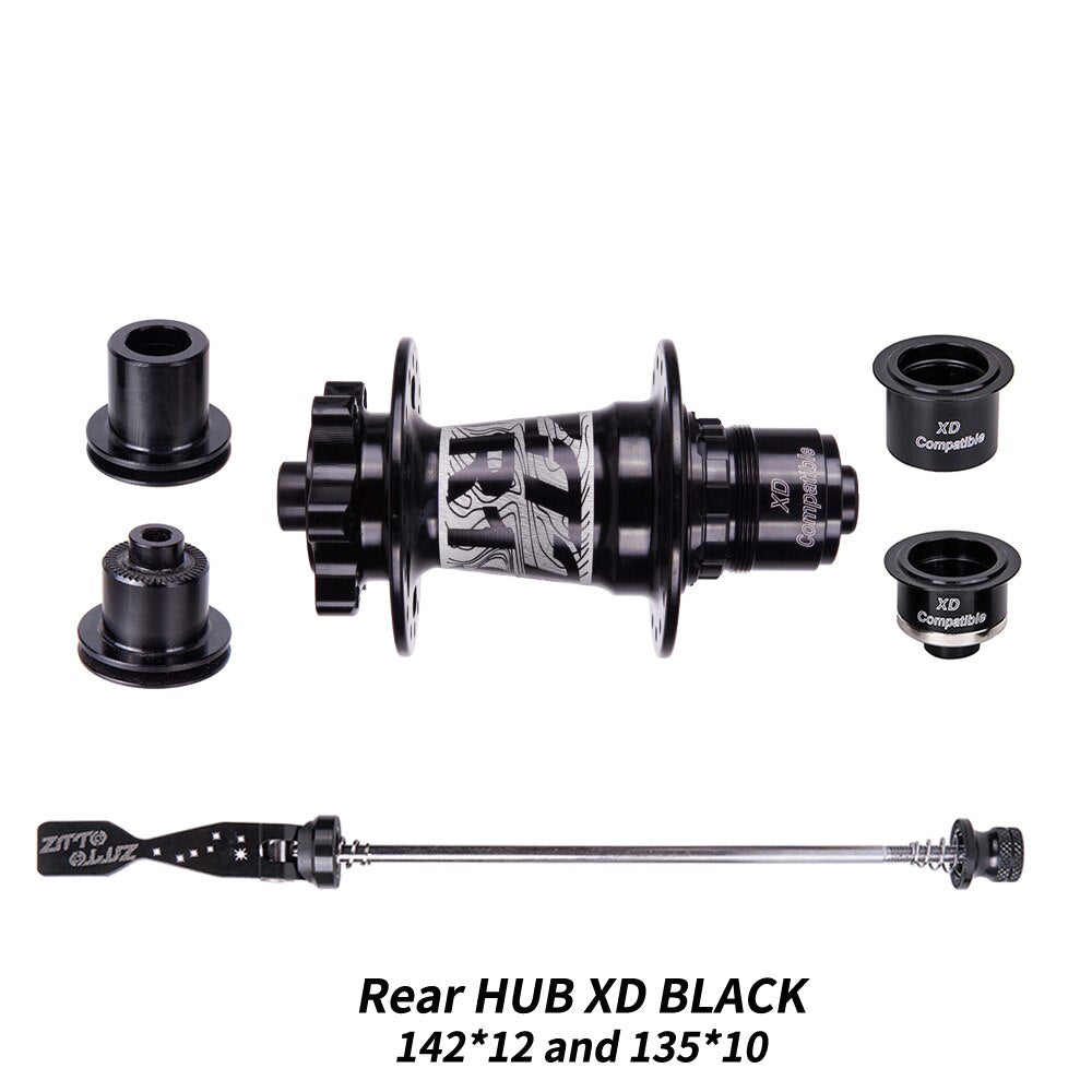 ZTTO MTB Ratchet 54T Disc Brake 32 Hole Hub 32H Thru Axle Quick Release XD HG MS Núcleo 142 12 100 135 Sealed Bearing Core