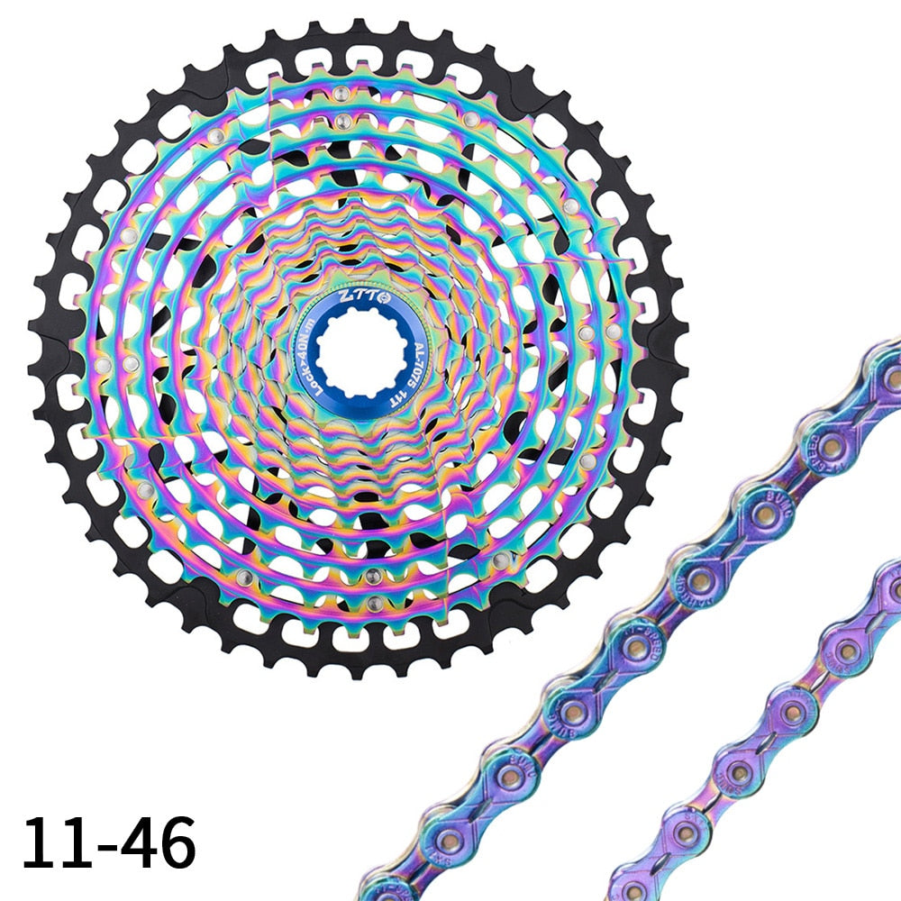 ZTTO MTB 12 Speed 11-50 Cassette HG Standard 11-46T 12v k7 Ultralight Full Steel Lightweight 12s 12speed Sprocket Ultimate