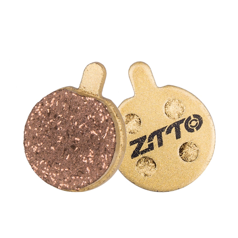 ZTTO 4Pairs MTB Road Bike Full Metal Disc Brake Pads MT200 M8100 Flat Mount R8070 R7070 R8020 G03TI G04TI Level Guide Code Cx1