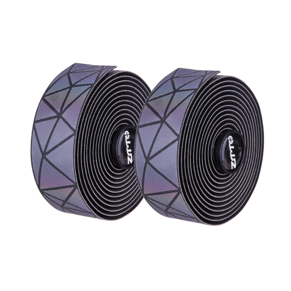 ZTTO Gravel Bike Reflective Bar Tape Road bike colorful Gradient color Non-slip Handlebar tapes Bicycle EVA Tape Bartape BD6