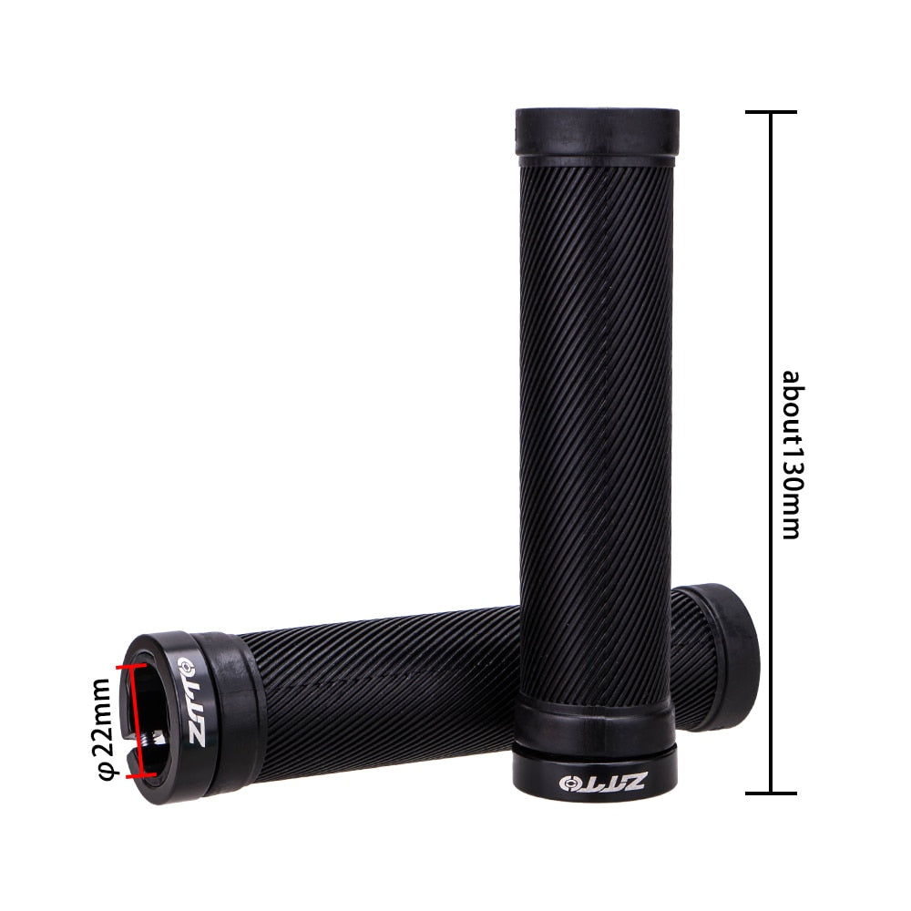 ZTTO 1Pair AG40 MTB Grips For Mountain Bike Fixed Gear Lock-on grip Anti-Slip Handlebar Shock-Proof Rubber Bicycle Grips Parts