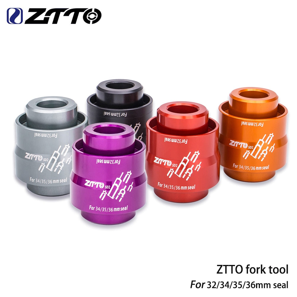 ZTTO MTB Suspension Fork Oil Seal Driver Dust Wiper Install Tool Fit for 32mm 34 35 36mm Tube Service Maintain Kits