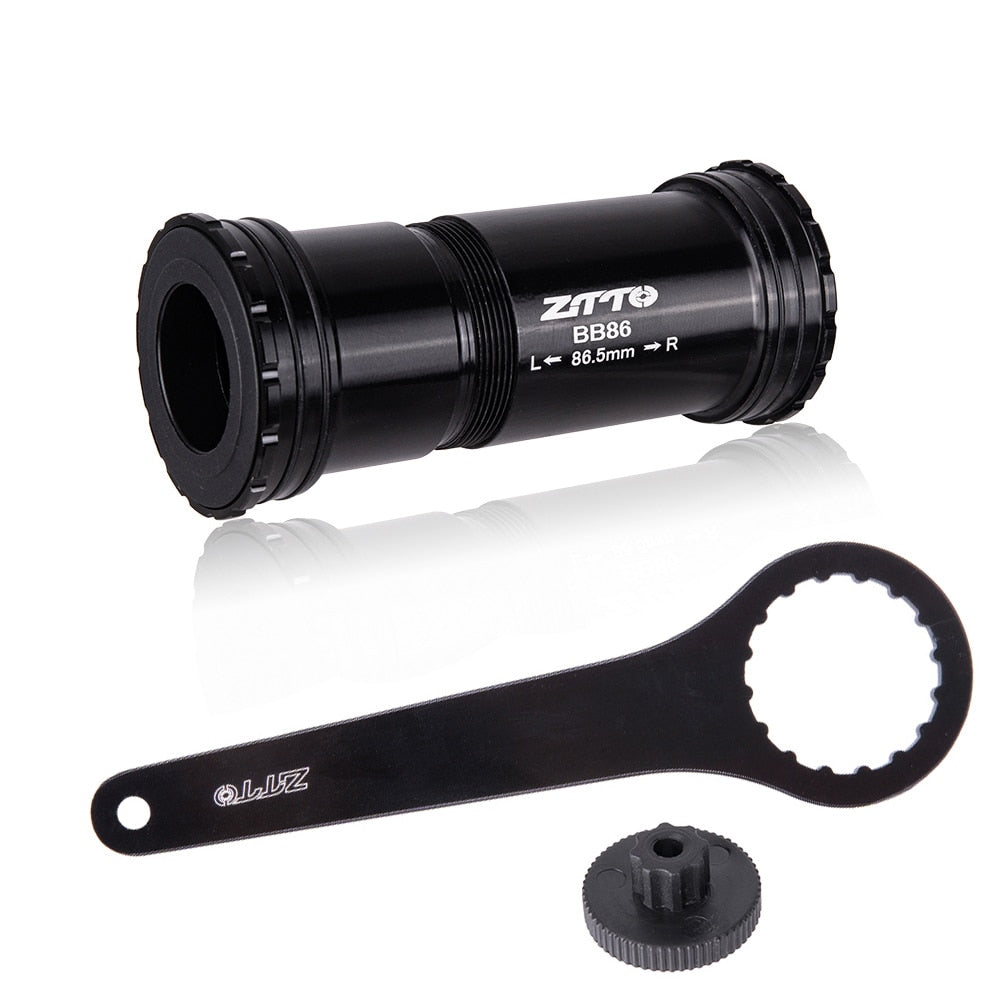 ZTTO BB86 24mm CERAMIC BB92 BB90 Press Fit Bottom Brackets Thread Lock for Road Bicycle Mountain Bike 24 Shaft Crankset Chainset