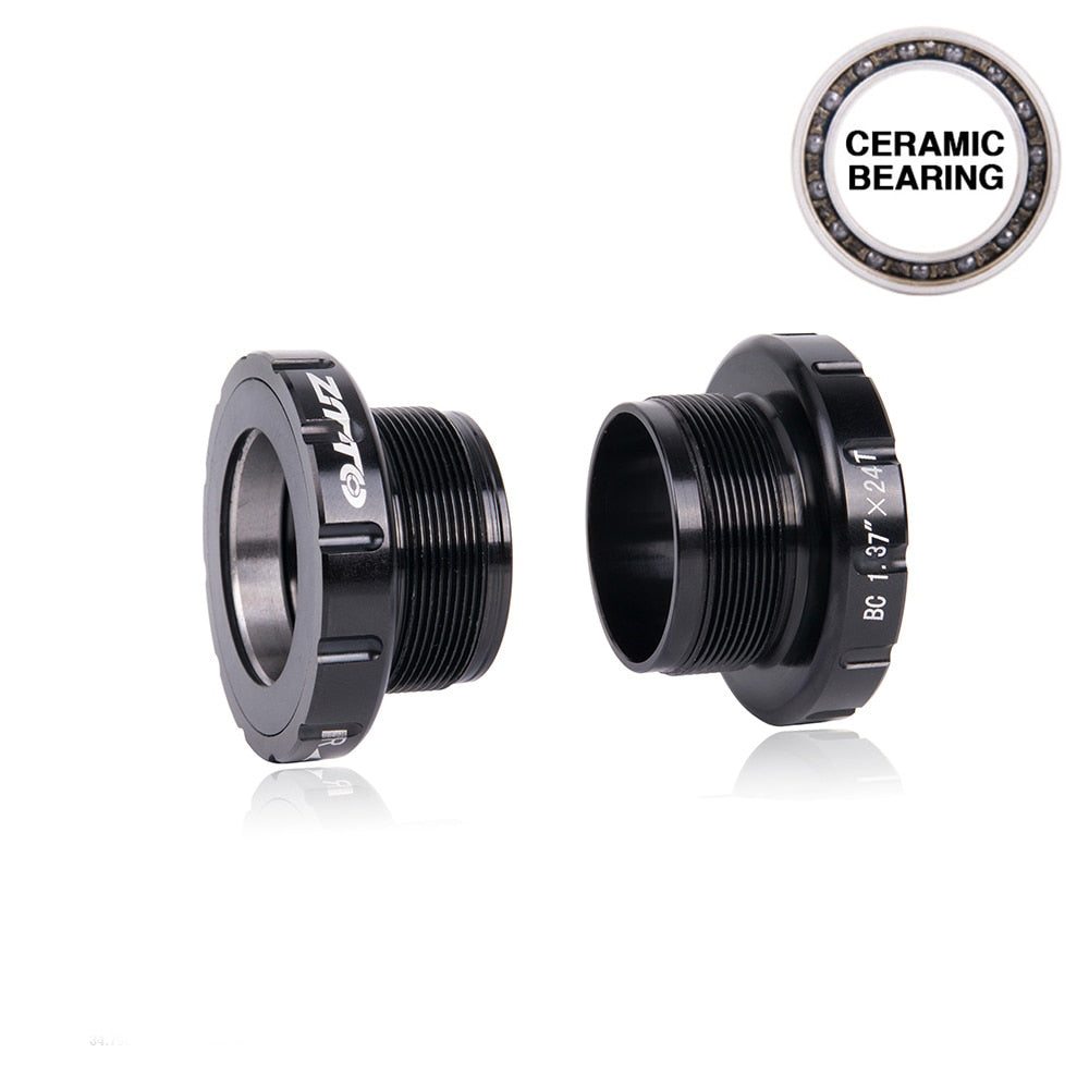 ZTTO Bicyle BSA30 Ceramic Bottom Brackets BSA68 BSA 68mm 73 MTB Road Bike External Bearing BB for BB386 30mm MTB Crankset