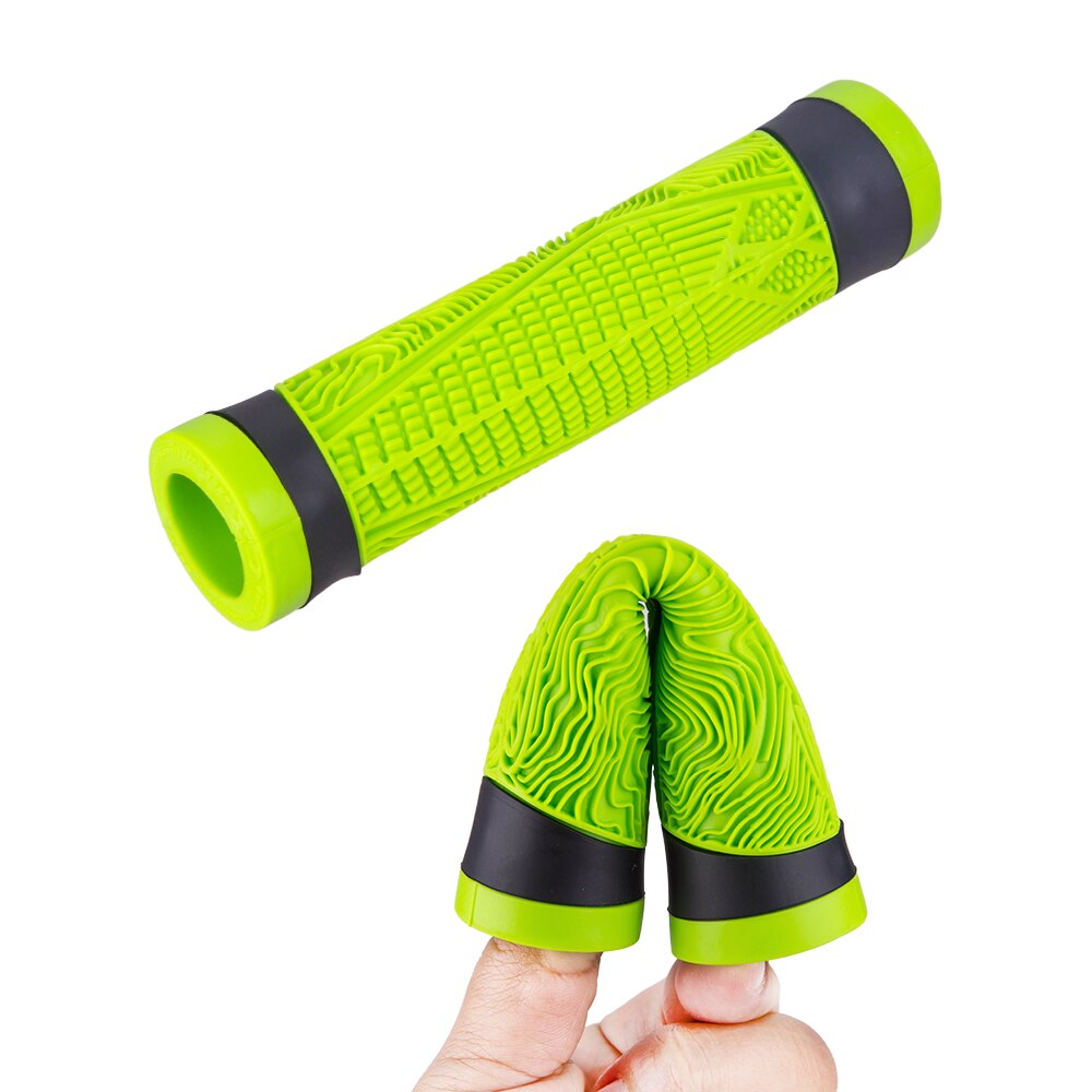 ZTTO 1 Pair Pure Silicone Gel Durable Shock Proof Anti Slip Soft Bicycle Grips For MTB Mountain Bike 22.2mm handlebar
