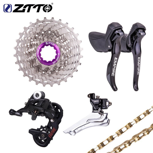 ZTTO Road Bike SLR 2 Groupset 11 Speed Shifter Derailleur 11speed SL Chain 11-28T Rainbow Cassette Colorful Ultralight Group Set