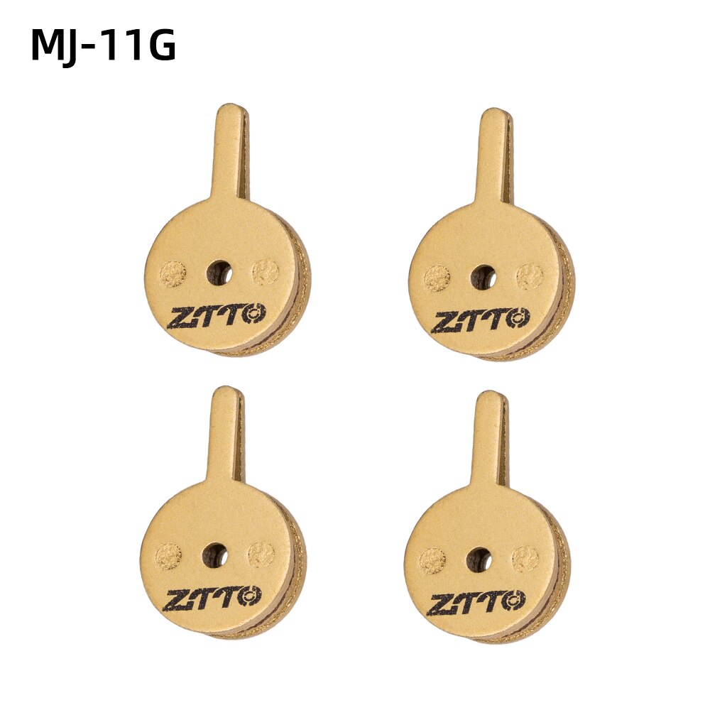 ZTTO 4Pairs MTB Road Bike Full Metal Disc Brake Pads MT200 M8100 Flat Mount R8070 R7070 R8020 G03TI G04TI Level Guide Code Cx1