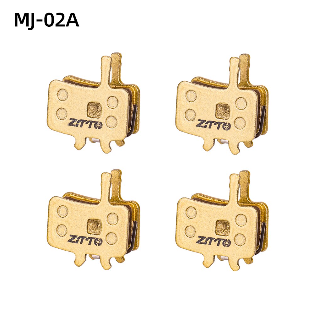 ZTTO 4Pairs MTB Road Bike Full Metal Disc Brake Pads MT200 M8100 Flat Mount R8070 R7070 R8020 G03TI G04TI Level Guide Code Cx1