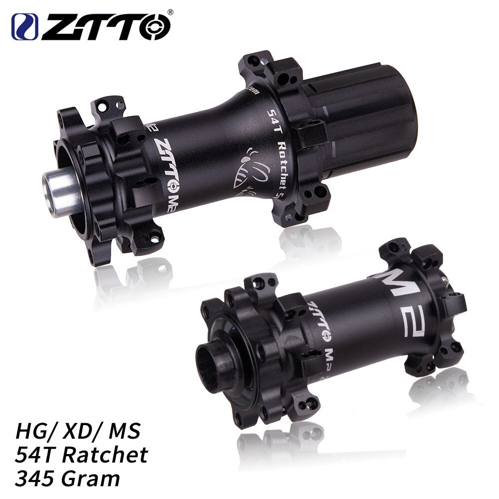 ZTTO M2 MTB Straightpull Hub Ultralight 28 Hole 54T Ratchet HG XD MS Core fit 12 speed Thru Axle QR 28h Bicycle Hub